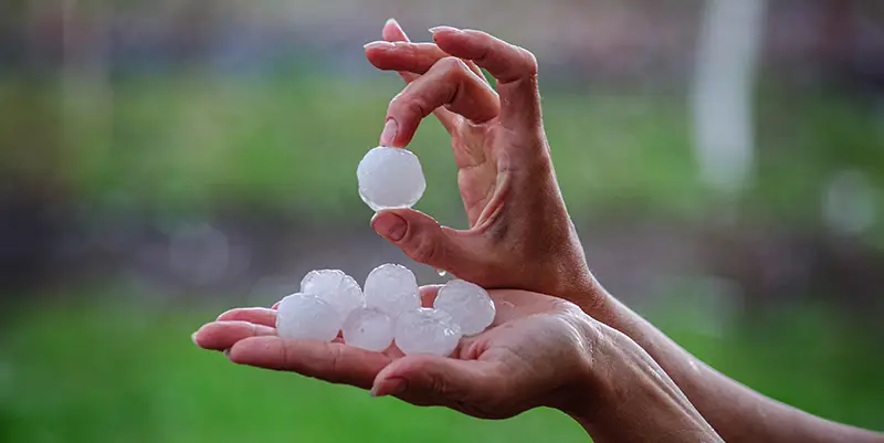 Cobertura por granizo en el seguro de hogar