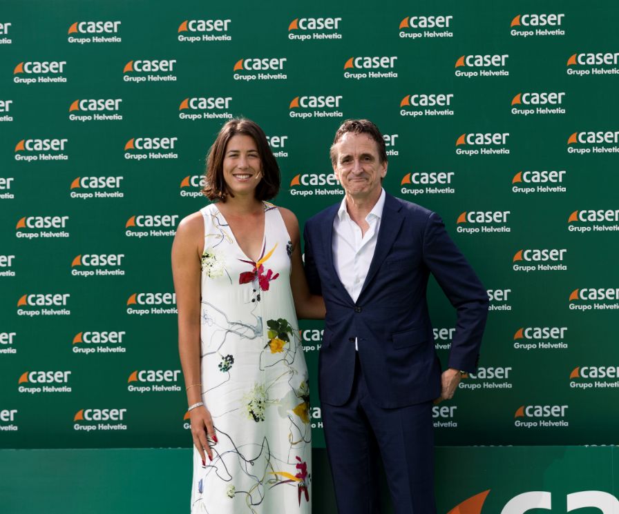 Garbiñe Muguruza presenta el nuevo logotipo